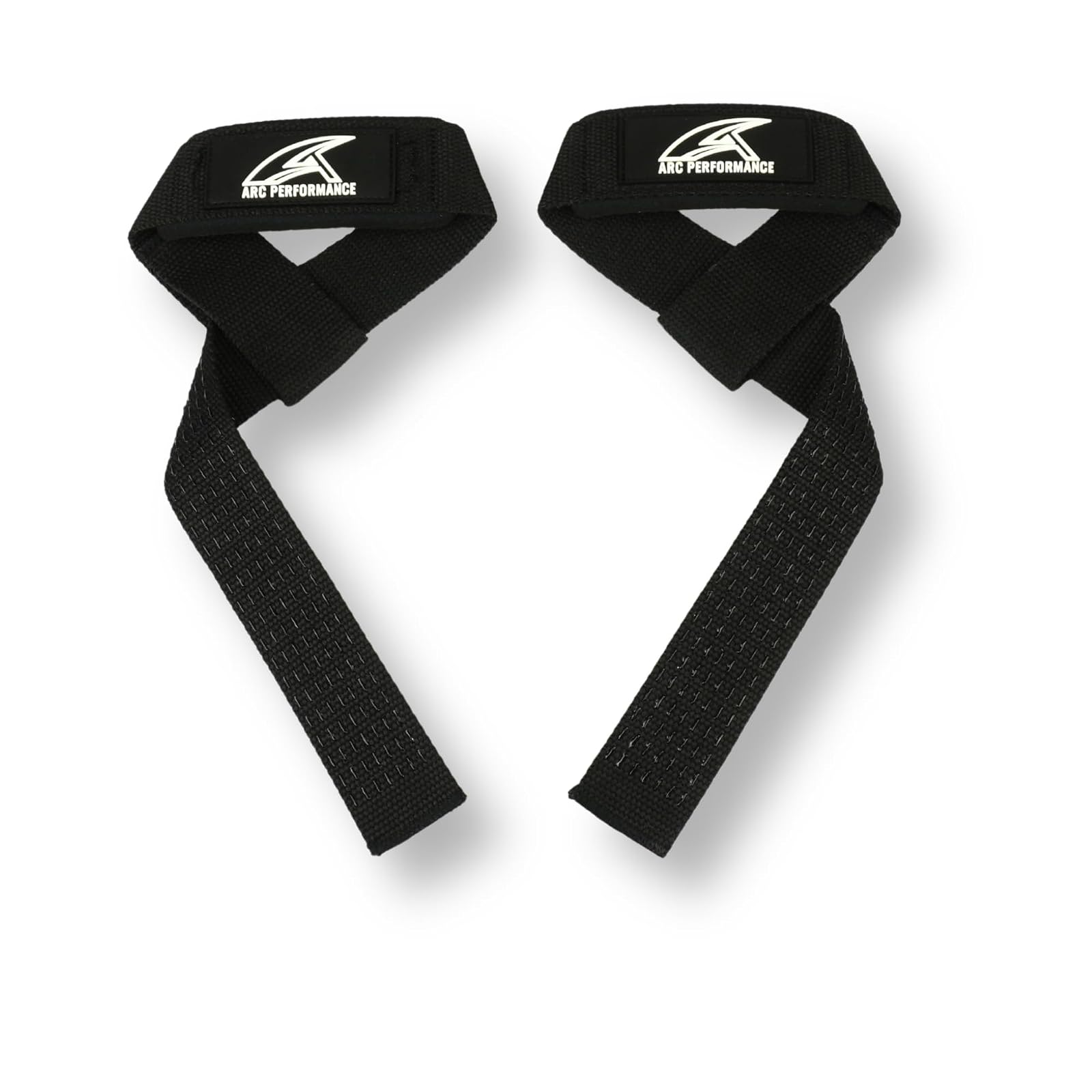 Arc Performance Lifting Straps in Schwarz – Paar Hauptansicht